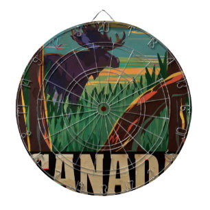 Diana Poster de viajes de vintage de Canadá