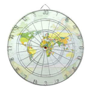 Diana Póster del Atlas del Mapa Mundial Político: Decora