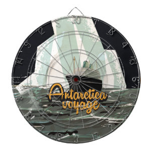 Diana Póster vintage de viaje a la Antártida