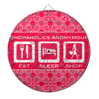 Diana Premio Pink Funny Shopaholic Eat Sleep Shop