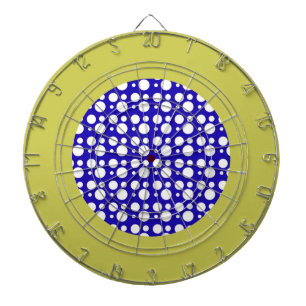 Diana puntos de polka azules y blancos