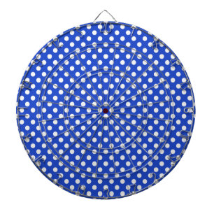 Diana Puntos de Polka Royal Blue Combination de la Canci