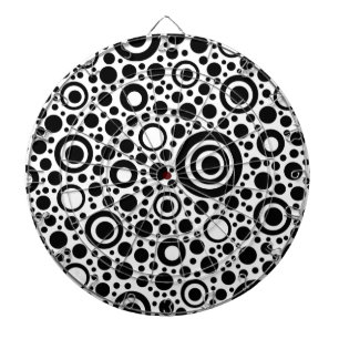 Diana Puntos negros y patrón de círculo + tu texto y fon