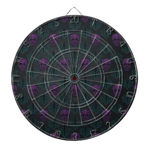 DIANA PURPLE VERDE AZULADA DE DAMASK SKULL