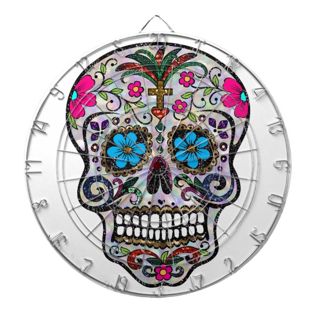 Diana purpurina Sugar Skull (Frente)