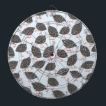 Diana Quirky Guinea Patrón de aves<br><div class="desc">Un divertido rebaño de gallinas de Guinea con un fondo azul pálido para hacerte sonreír.</div>