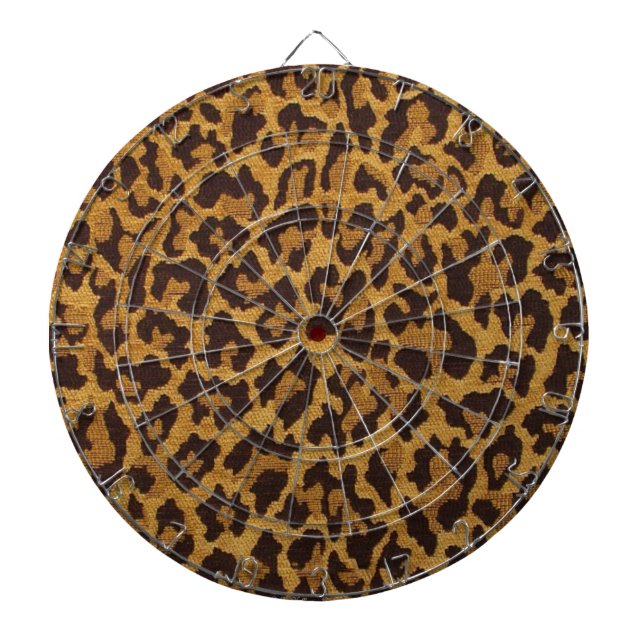 Diana RAB Rockabilly Estampado Leopardo Marrón Dorado (Frente)
