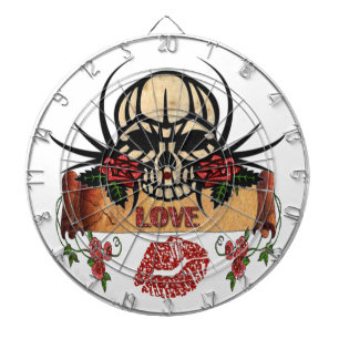 Diana RAB Rockabilly Skull Rosas Aman Lipstick