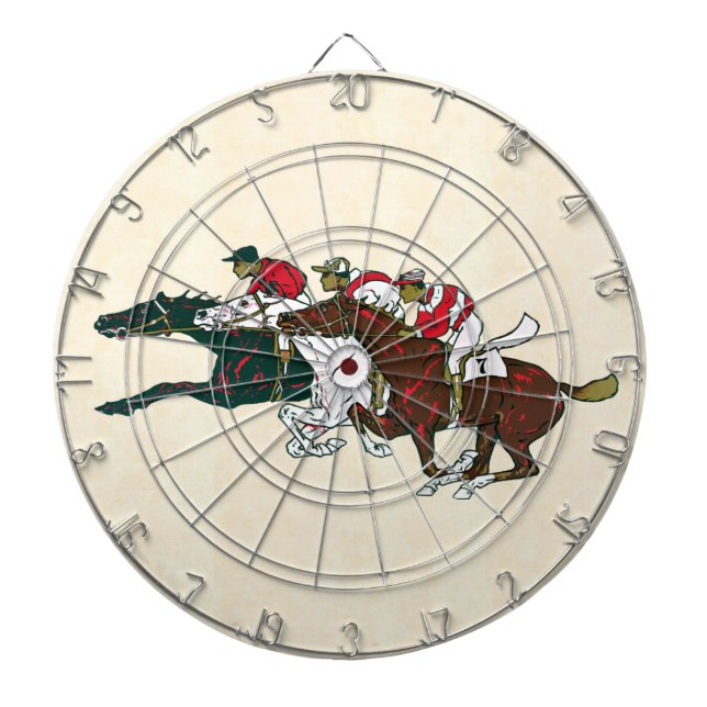 Diana Race Horses Dart Board (Frente)