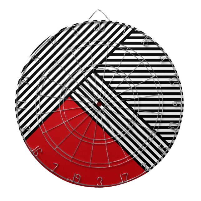 Diana Rayas blancas y negras con triángulo rojo (Frente)