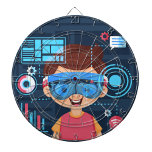 Diana Realidad aumentada<br><div class="desc">Un niño personalizado con piel clara y pelo castaño,  con un casco de realidad virtual.</div>
