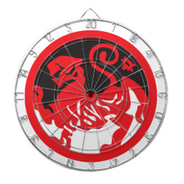 Diana Red Lion Yin Yang Dart Board