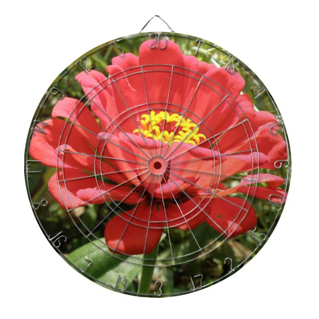 Diana Red Zinnia Dart Board (Frente)