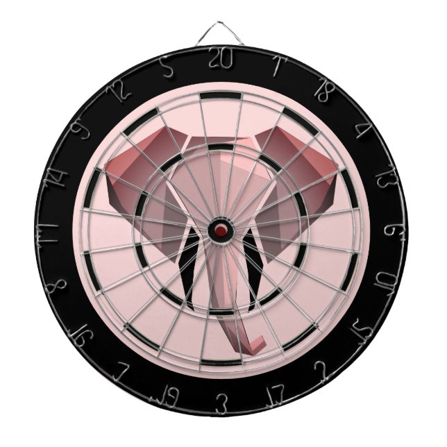 Diana Regulación de cabeza de elefante geométrico (Frente)