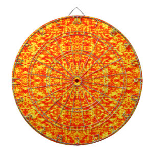 Diana Resumen Fractal En Rojo Y Naranja