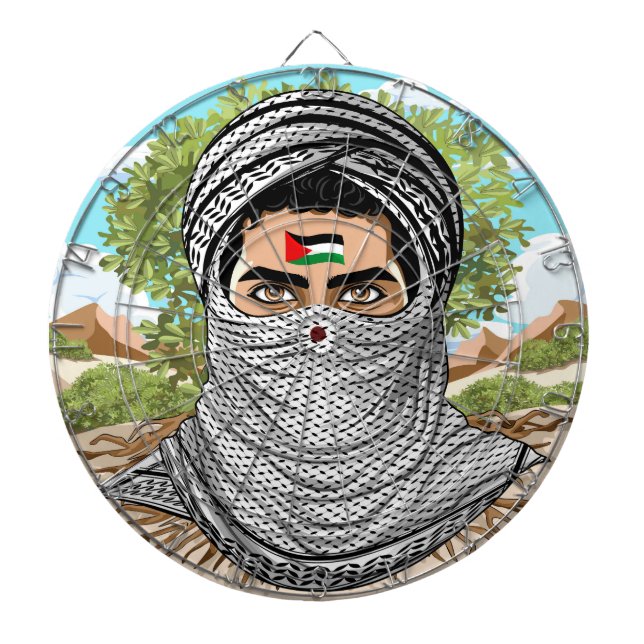 Diana Retrato de luchador por la libertad en Palestina (Frente)