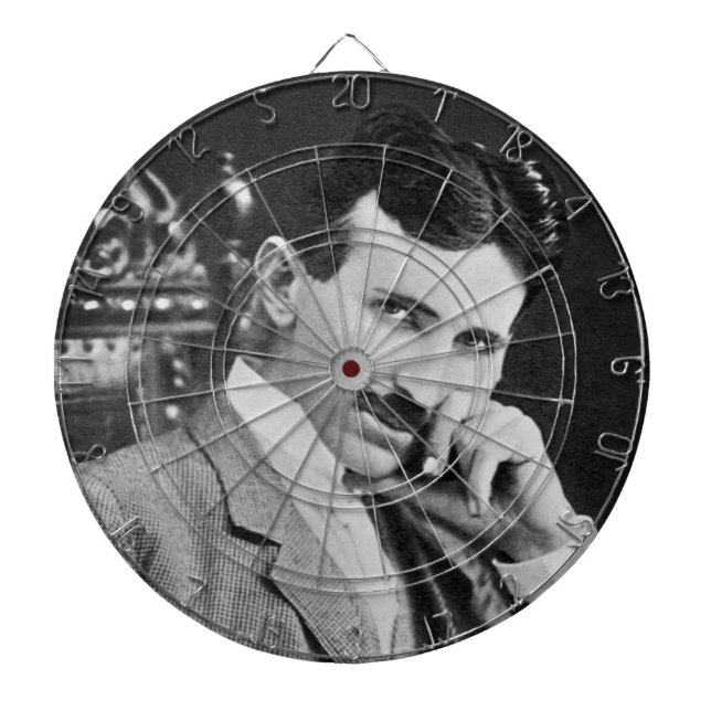 DIANA RETRATO DE NIKOLA TESLA EN NEGRO (Frente)