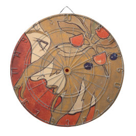 Diana Retrato de un bello Chica en rojo (Art Nouveau)