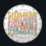 Diana Retro Groovy Summer Pink Monograma Nombre<br><div class="desc">Verano Diciendo Retro Beach Helado Café Sunsets</div>