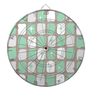 Diana Retro Jade Starburst Dart Board