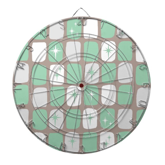 Diana Retro Jade Starburst Dart Board (Frente)