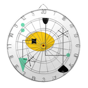 Diana retro simple amarillo azul moderno