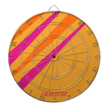 Retro Stripes Girona Monograma Naranja rosa Mostaz