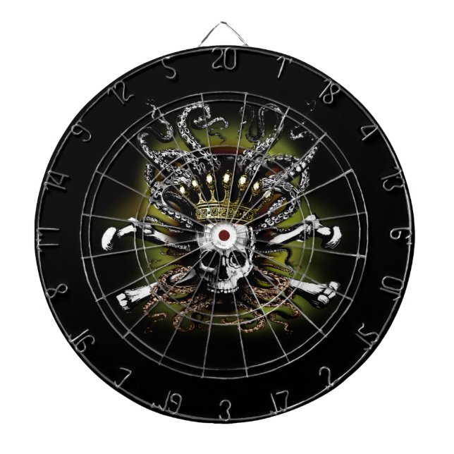 Diana Rey Squid Skull Dartboard (Frente)