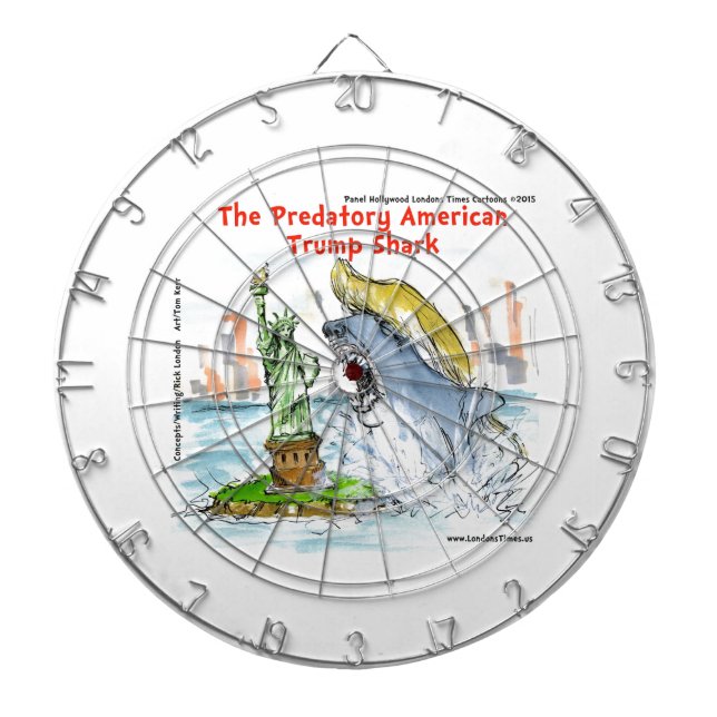 Diana Rick London Funny Trump Shark (Frente)