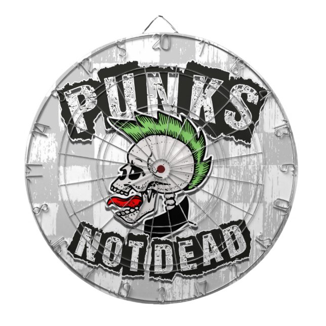 Diana Rockero de Punk Mohawk sin cráneo muerto punks (Frente)