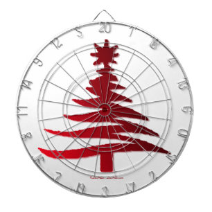 Diana Rojo del patrón del árbol de Navidad