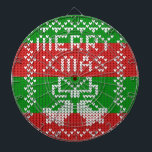 Diana Ropa de jingle de patrón de suéter feo Hilo de nav<br><div class="desc">Patrón de punto en un estilo de suéter feo con campanas de jingle y texto de Feliz Navidad</div>