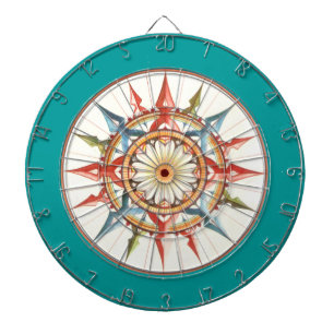 Diana rosa de brújula - mandala