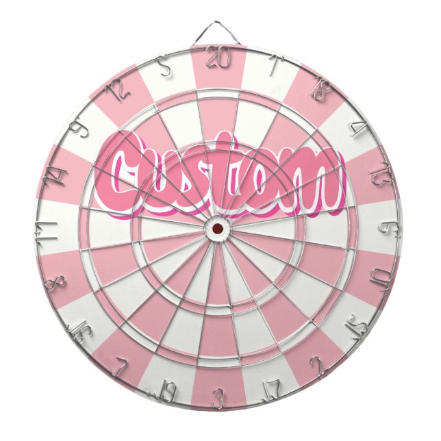 Diana Rosa Pastel y Texto Personalizable Blanco (Frente)
