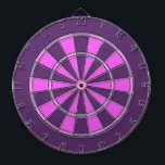 Diana Rosa y femenino púrpura<br><div class="desc">Este dartboard bonito se hace en sombras de la púrpura y del rosa. Es un tablero lindo del juego para el chica femenino en su vida. ¡Vea más variaciones en nuestra tienda!</div>