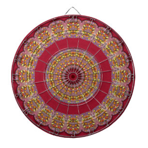 Diana Rosette dorado rojo amarillo Mandala