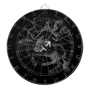 Diana Rótulo cromado Sagittarius Zodiac en Hevelius