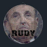 Diana Rudy Giuliani Black Hair Dye Drin Face Dartboard<br><div class="desc">Apunta a la cara. Puntee en un bullseye fijando a la querida escoria de las Américas en el besador</div>