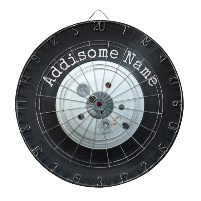 Diana Rueda de camión blanco y negro/neumático de coche (Frente)