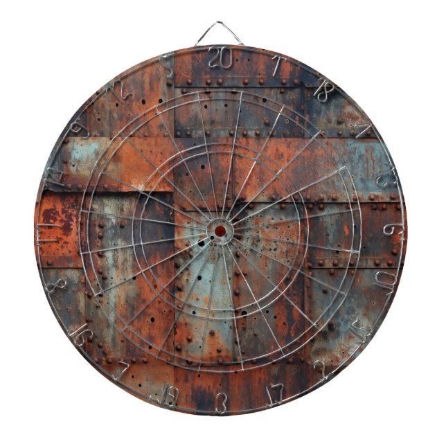 Diana Rusty Metalizado Dartboard (Frente)