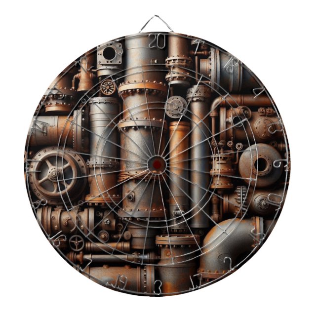 Diana Rusty Pipes Dartboard (Frente)