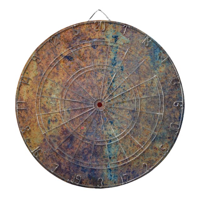 Diana Rusty Steampunk Dartboard (Frente)