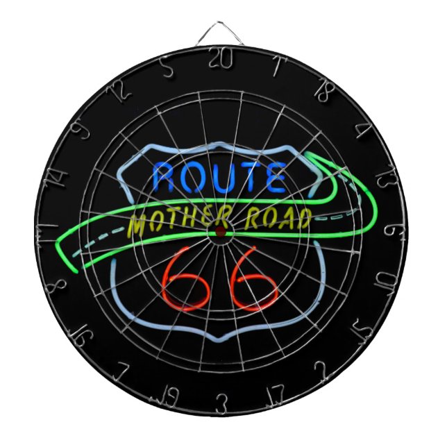Diana Ruta 66, el camino de la madre, señal de neón (Frente)