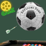 Diana Sala de fútbol sala Baloncesto negro y blanco<br><div class="desc">Sala de fútbol sala "Decoración deportiva" de bola blanca y negra,  entrenador de Dart Board,  genial,  para hombres,  divertidos,  de fútbol,  de equipos,  de memorabilia,  entrenadores de béisbol, </div>