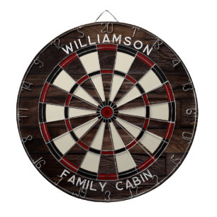 Diana Sala de juegos familiares Rustic Wood Look Typogra