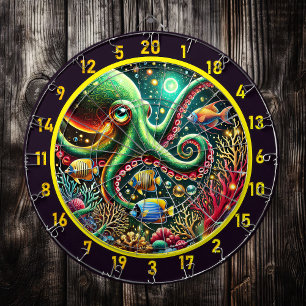 Diana Sapphire Tentacle Octopus Dartboard