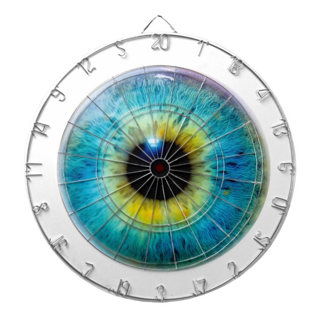 Diana Saque a su ojo - el dartboard del globo del ojo (Frente)