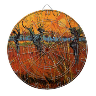 Diana Sauces al atardecer de Vincent van Gogh