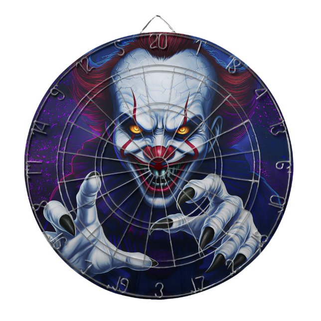 Diana Scary Clown Dartboard (Frente)
