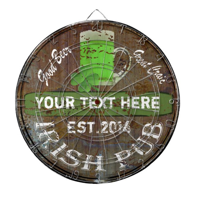 Diana Señal personalizada de pub irlandés (Frente)